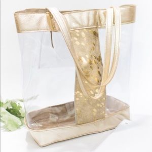 Clear Vinyl Tote Bag